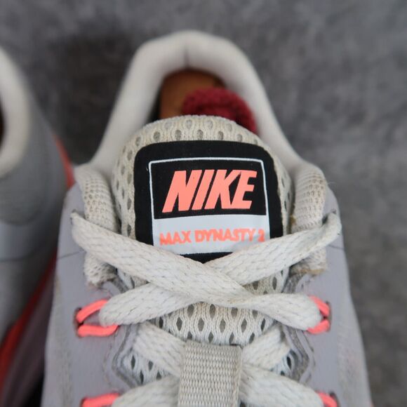 Nike Shoes Kids 4 Athletic Trainers Max Dynasty 2 Sneaker GS Running Active Grey - Picture 4 of 13